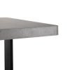 mil miller concrete effect dining table detail