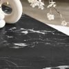 olympus black marble coffee table top detail