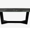 olympus coffee table black marble front