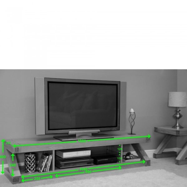 painted z large plasma wide tv unit and smoke top