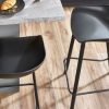 renzo bar stool black roomset detail