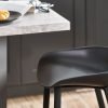 renzo bar stool black roomset side detail