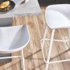 renzo bar stool white roomset detail