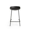 renzo black bar stool front