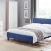 rialto dark blue bed and manhattan roomset ()