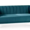 sal salma scalloped back seater teal cutout