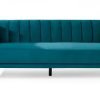 sal salma scalloped back seater teal cutout