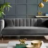 salma grey seater sofa roomset