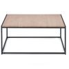 tribeca square coffee table sonoma oak front