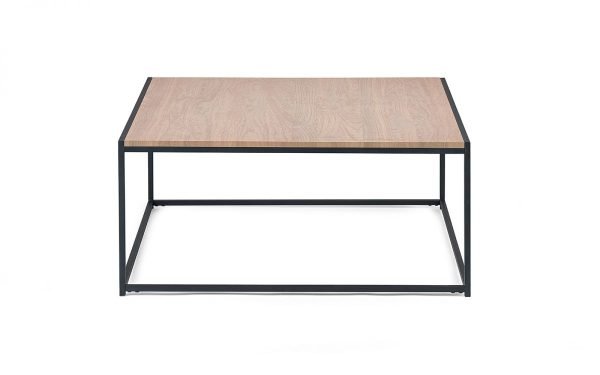 tribeca square coffee table sonoma oak front