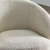 ama amari boucle accent chair detail