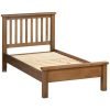 DORR single ft bed frame low foot end sleep comfort kids bedroom dark rustic oak x c default jpg