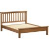 DORR double ft bed frame low foot end sleep comfort bedroom dark rustic oak x c default jpg