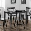 hudson table torino black chairs