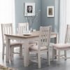 richmond dining table chairs roomset closed