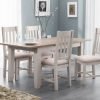 richmond dining table chairs roomset extended