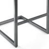 brooklyn bar stool charcoal grey leg detail