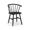 mod modena curved back dining chair black cutout ()