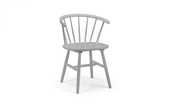 mod modena curved back dining chair grey cutout