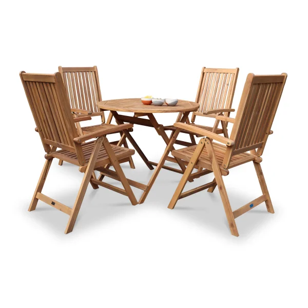 Brooklyn FSC Folding Set Manhattan Recliner Chairs