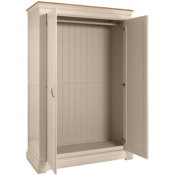 COBPC double all hanging wardrobe storage painted bedroom cobble grey beige cream open x c default jpg