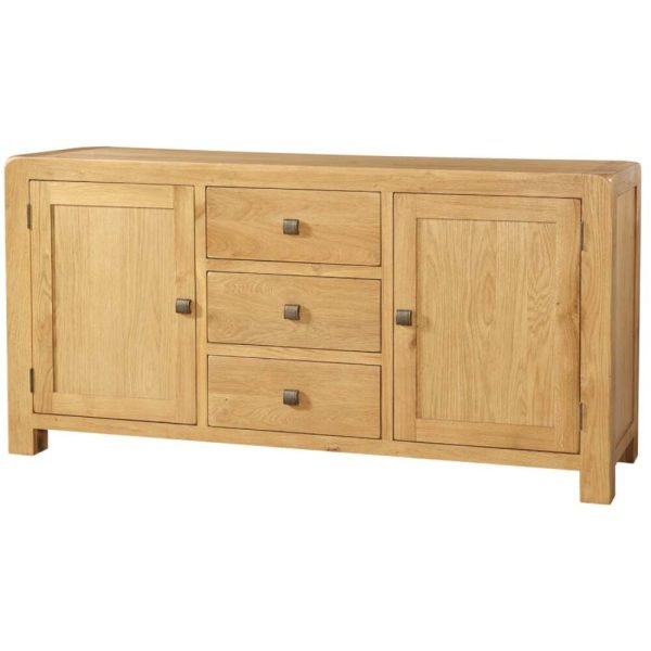 DAV sideboard storage cupboard drawers oak wood dining living waxed contemporary x c default jpg