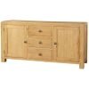 DAV sideboard storage cupboard drawers oak wood dining living waxed contemporary x c default jpg