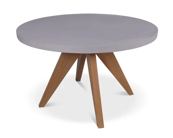 LUN T Round Concrete Table WEBP