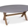 LUN xT Oval Concrete Table