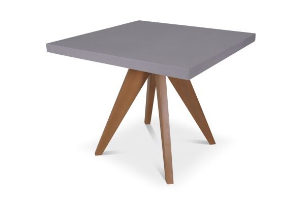 LUN T Square Concrete Table