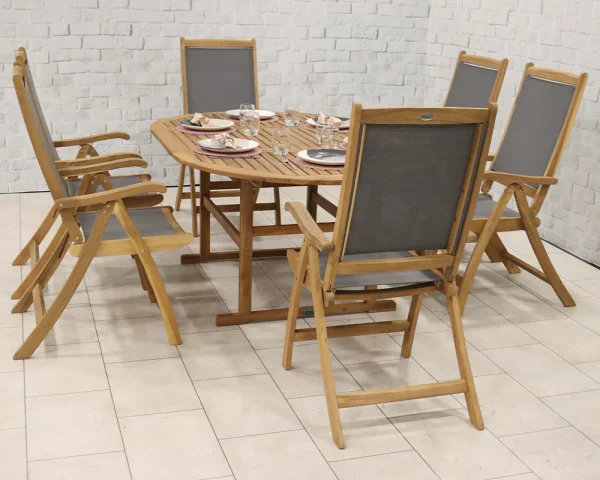 Turnbury Dining Set with Henley Textylene Chairs