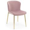 harper chair dusky pink