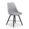 kari chair grey black angle