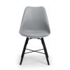 kari chair grey black front