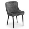 luxe grey chair angle