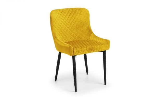 luxe mustard chair