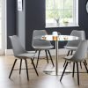 milan table grey kari chairs roomset