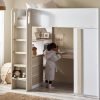 oce ocean highsleeper pale wood white roomset