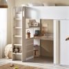 oce ocean highsleeper pale wood white roomset