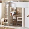 oce ocean highsleeper pale wood white roomset