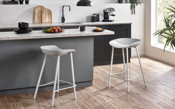 renzo bar stool grey roomset