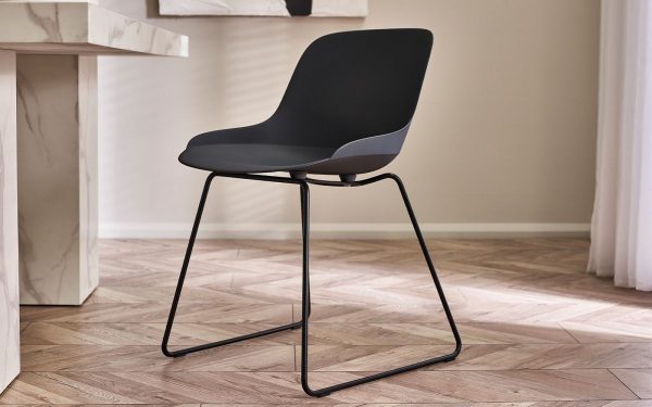 roc rocco chair dark grey roomset