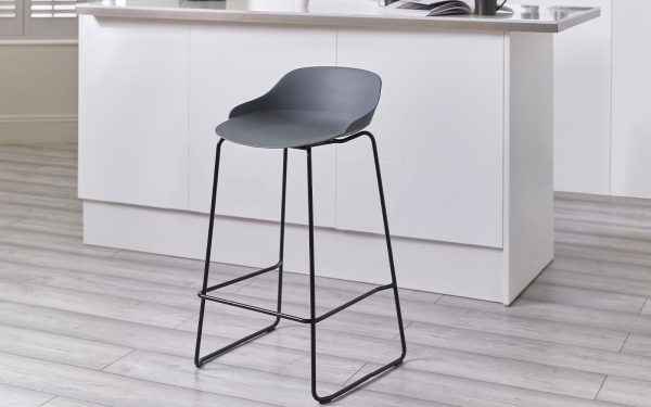 roc rocco stool dark grey roomset