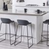 roc rocco stool dark grey roomset