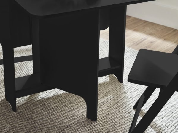 GAT GatanSmallGatelegTablewithChairsBlackDetail jpg