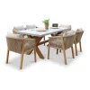 Luna xcm Rectangular Table Roma Chairs