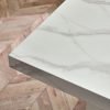 ROM RomeWhiteMarbleEffectDiningTableDetail jpg