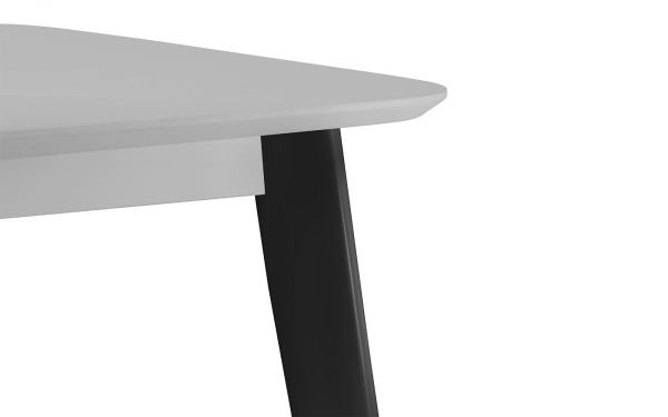 cas casa rectangle table grey black detail