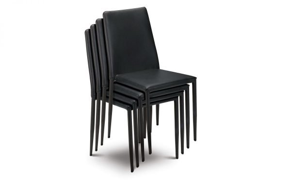 jazz black chair stack