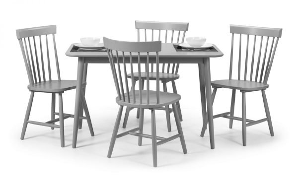 torino lunar grey dining set